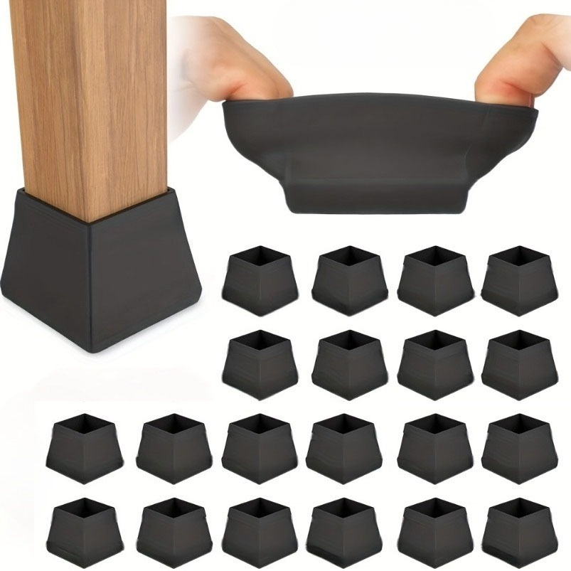 Furniture Hardware Legs - 12 Stück große Silikon-Bodenschoner für Stuhl-