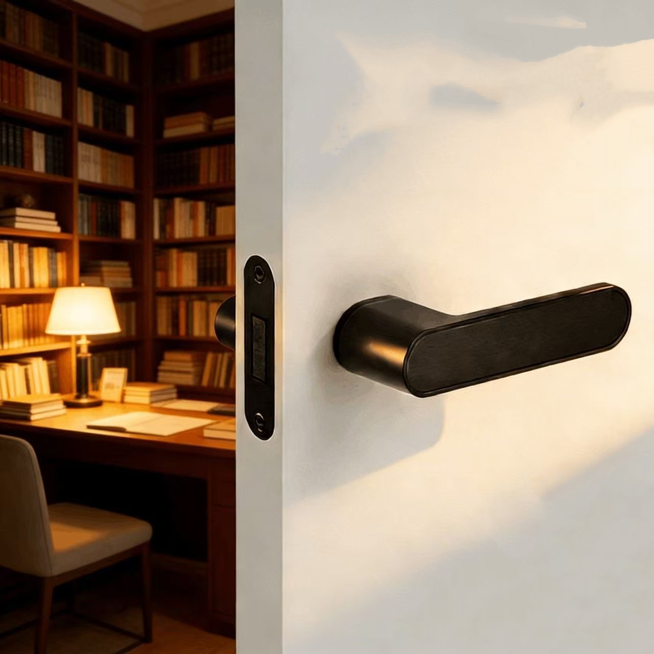 Zinc Furniture Hardware - Türgriff-Schloss aus Zinklegierung, Exquisiter Eleganter Schlafzimmer-Türknauf,