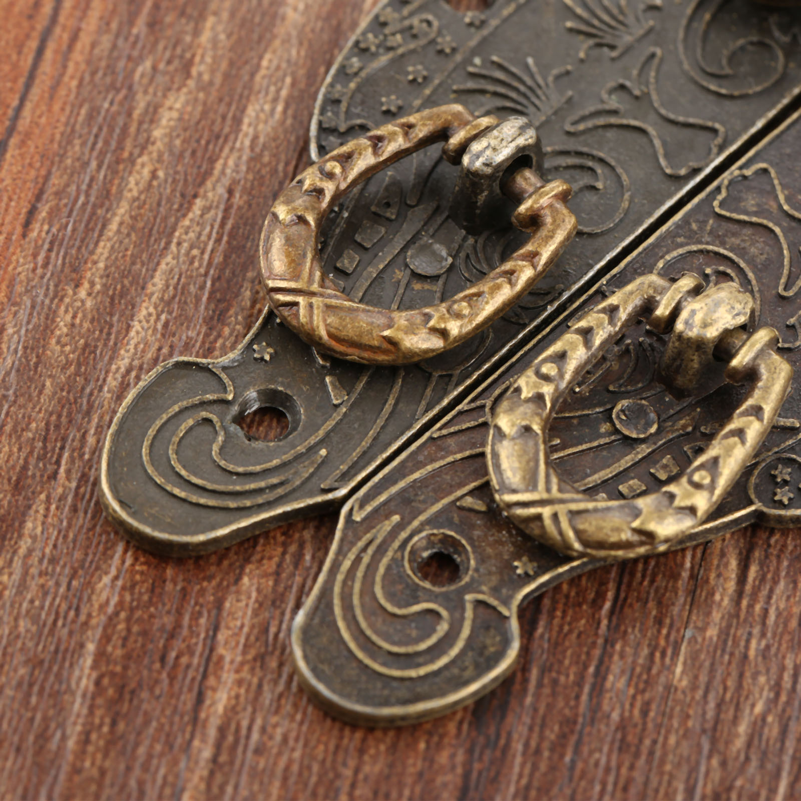 Furniture Hardware Manufacturers - 1 Stück Antiker Kastenverschluss Vintage Holzgeschenkbox