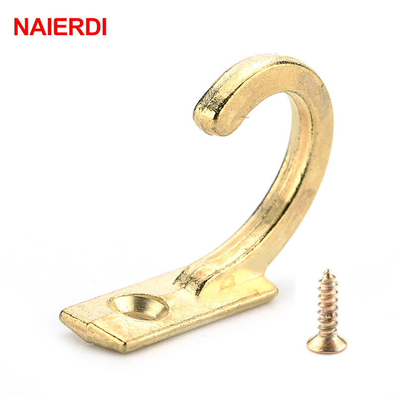 Furniture Hardware Manufacturers - NAIERDI 10PCS Kleine Antike Haken Wand