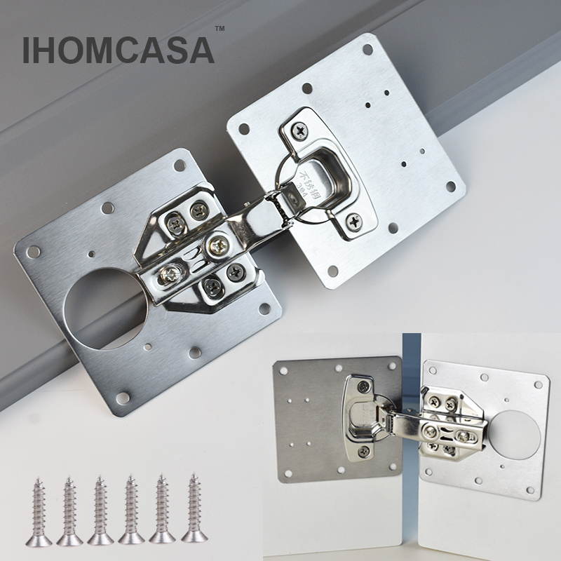 Furniture And Kitchen Hardware Fitting - Scharnier Reparatur Platte Edelstahl Küche Schrank