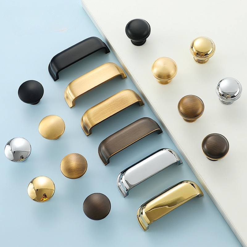Furniture And Kitchen Hardware Fitting - Moderne Möbelgriffe aus massivem Messing, Küchenschrank,