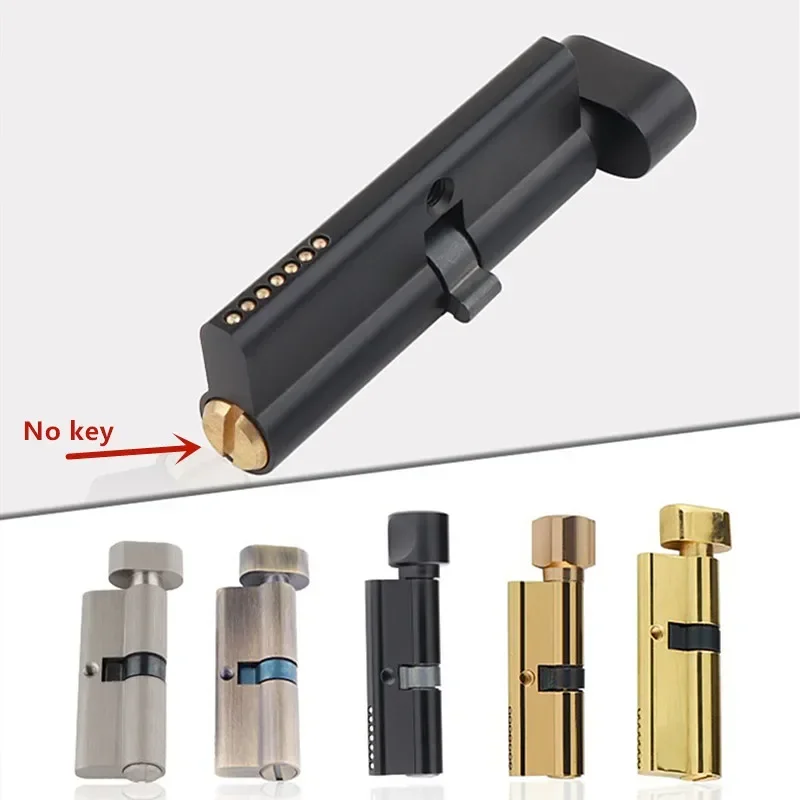Furniture Hardware Lock - Indoor Massivholz Tür Messing Keyless Lock