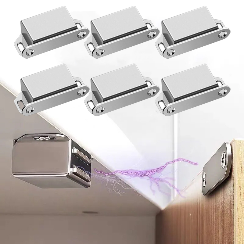Furniture And Kitchen Hardware Fitting - Magnetischer Türverschluss, Schwerlast-Schrankmagnet, Küchenverschluss mit Schrauben,
