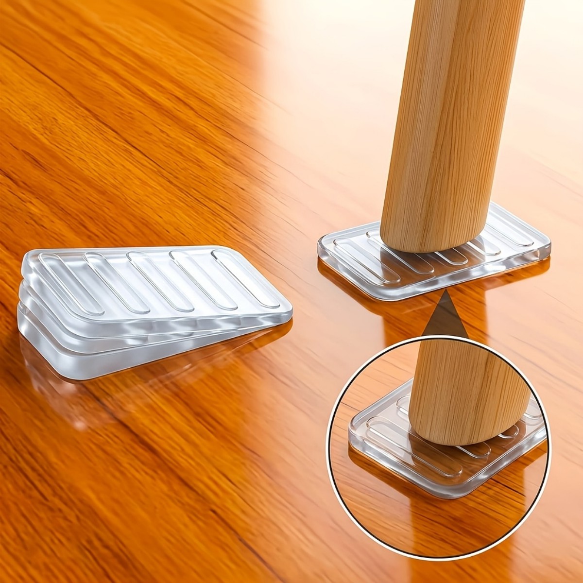Furniture Hardware Legs - 8-teiliges, verstellbares Tischbein-Ausgleichspad, geeignet für unebene