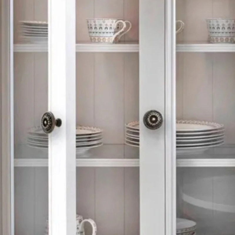 Furniture And Kitchen Hardware Fitting - 2 Stücke Bronze Ton Retro Legierung
