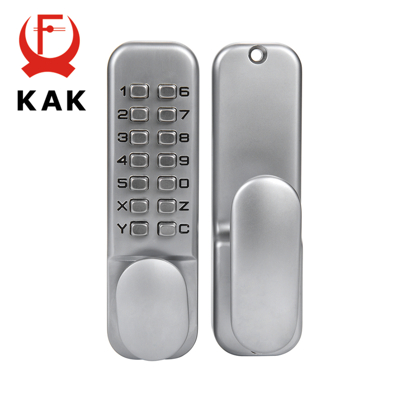 Zinc Furniture Hardware - KAK Schlüsselloses Türschloss aus Zinklegierung, mechanisches