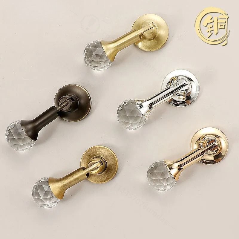 Furniture Hardware High End - Französischer Luxus-Kristallgriff für Schranktüren, Hochwertiger Kleiderschrank-Schubladengriff,