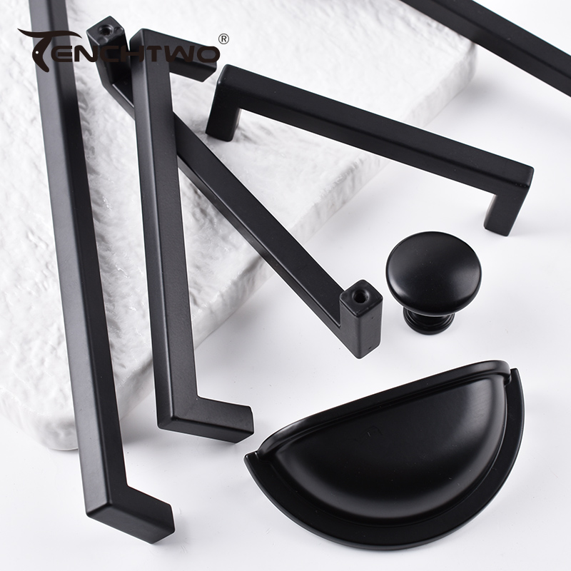 Schwarz/goldene Küchenmöbelgri – Drawer Pull Gold Bewertung und Preis