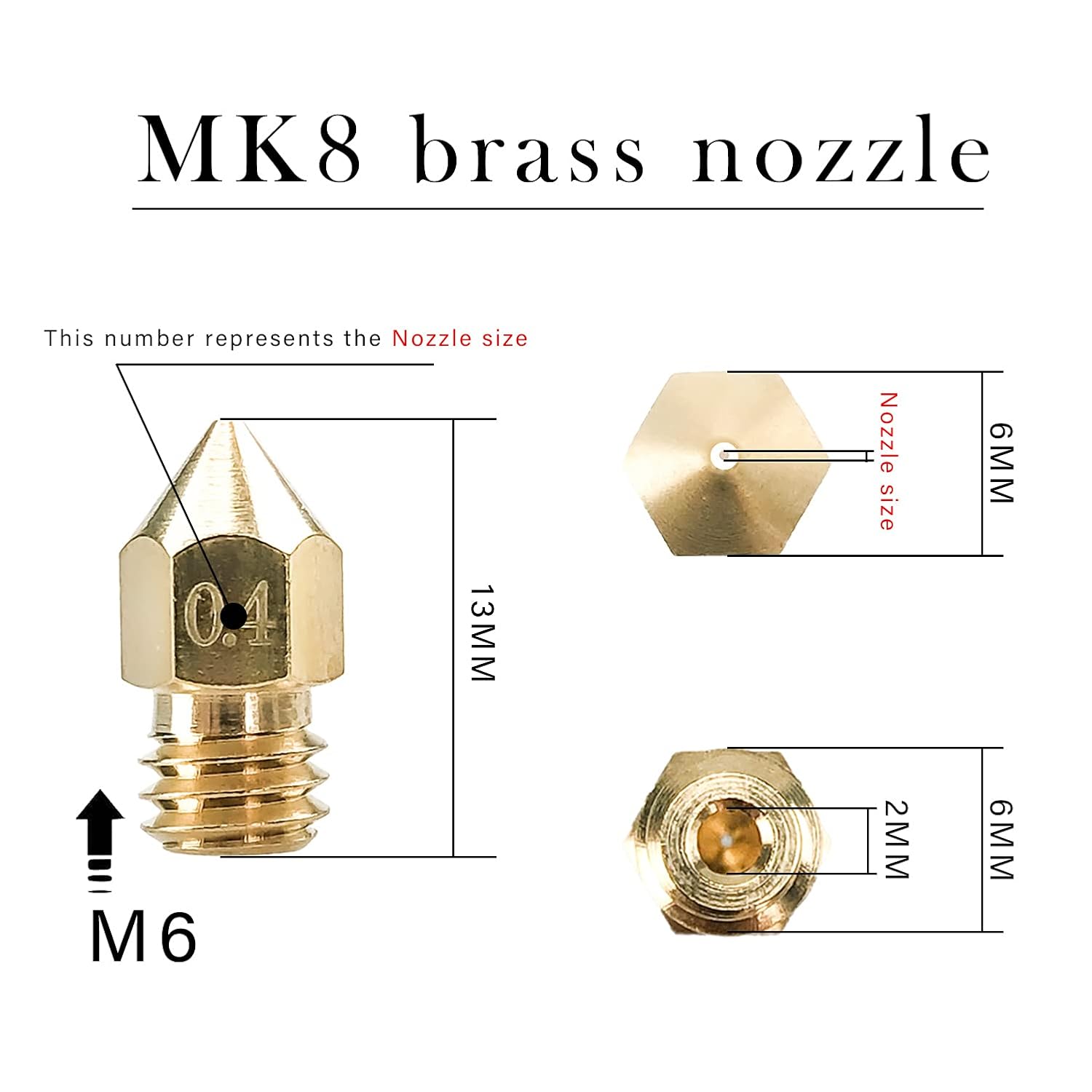 CREALITY 20 Stück MK8 Messingd – Creality Printer Ender 3 Bewertung und Preis