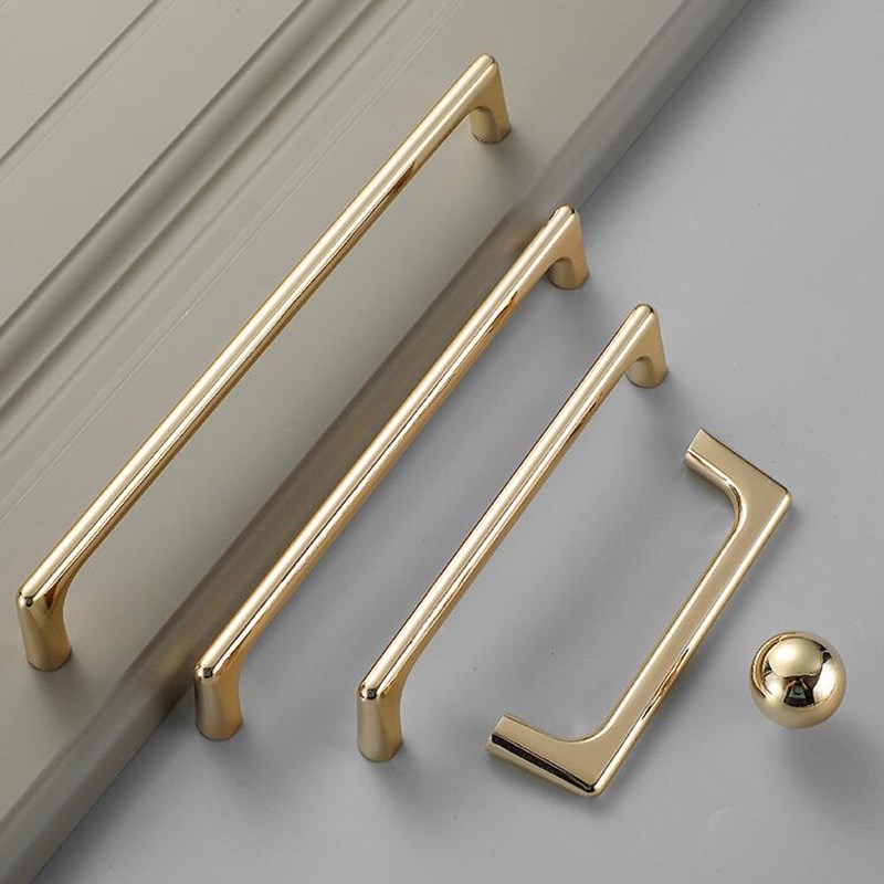 Zinklegierung Hellgold Küchens – Drawer Pull Gold Bewertung und Preis