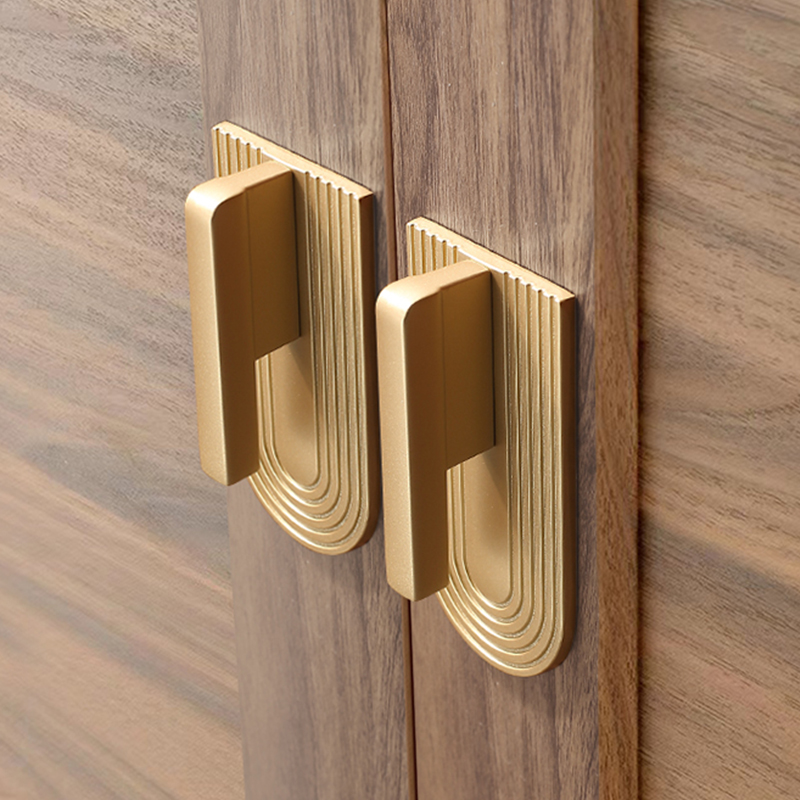 Gold Schranktürgriffe Moderne  – Furniture Hardware High End Bewertung und Preis