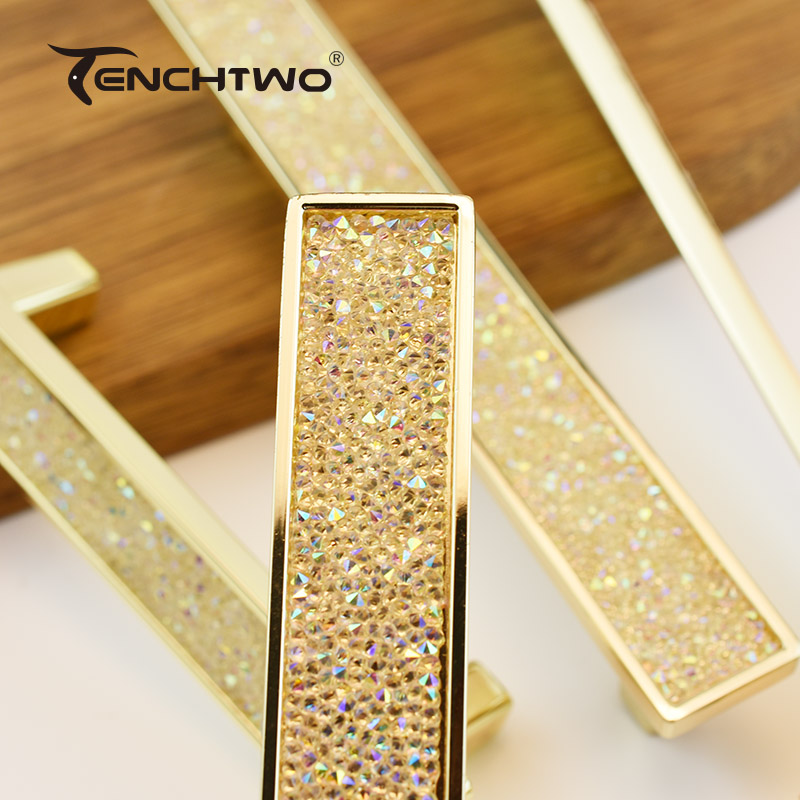 Gold Kristall Diamant Möbelgri – Furniture And Kitchen Hardware Fitting Bewertung und Preis