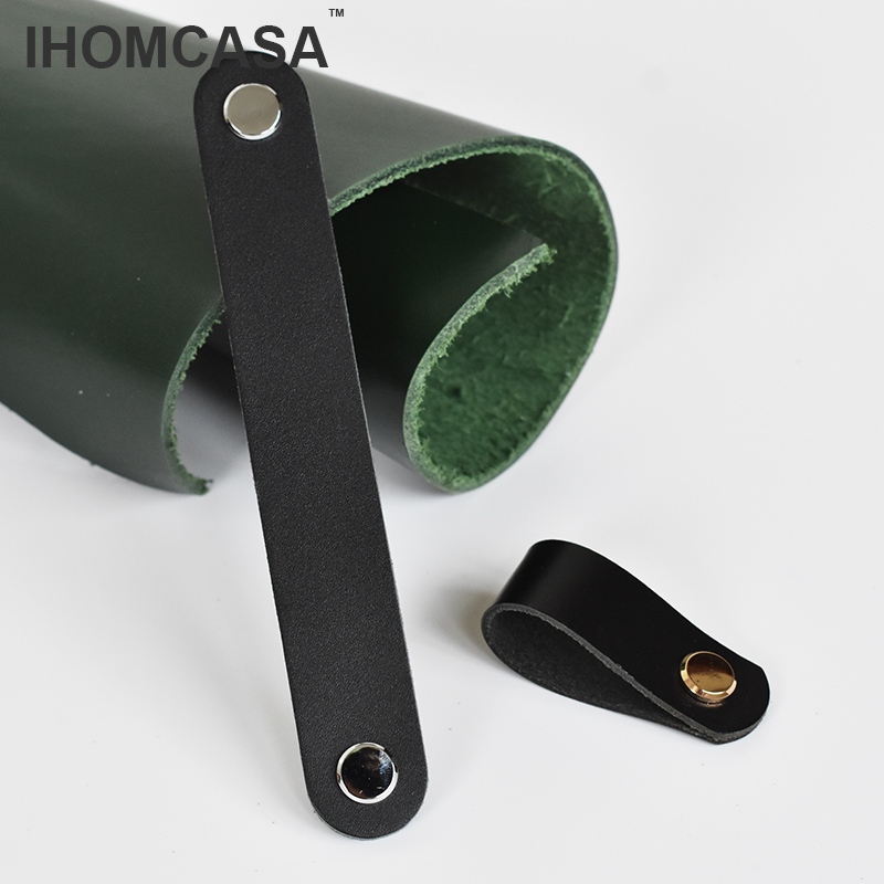 IHOMCASA Schwarze Lederknöpfe, – Furniture Hardware Factory Bewertung und Preis