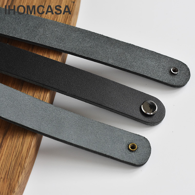 IHOMCASA Schwarze Lederknöpfe, – Furniture Hardware Factory Bewertung und Preis