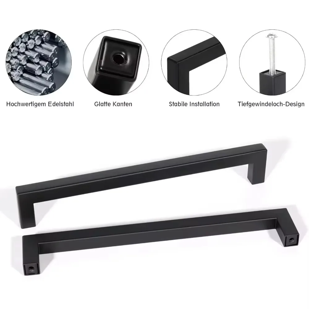 6/18 Stück Edelstahl quadratis – Furniture Hardware Factory Bewertung und Preis