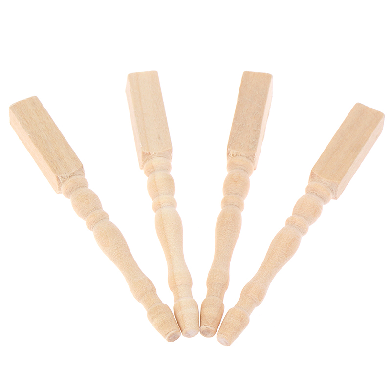 ● 4 Stück/Set 1:12 Puppenhaus  – Furniture Hardware Legs Bewertung und Preis