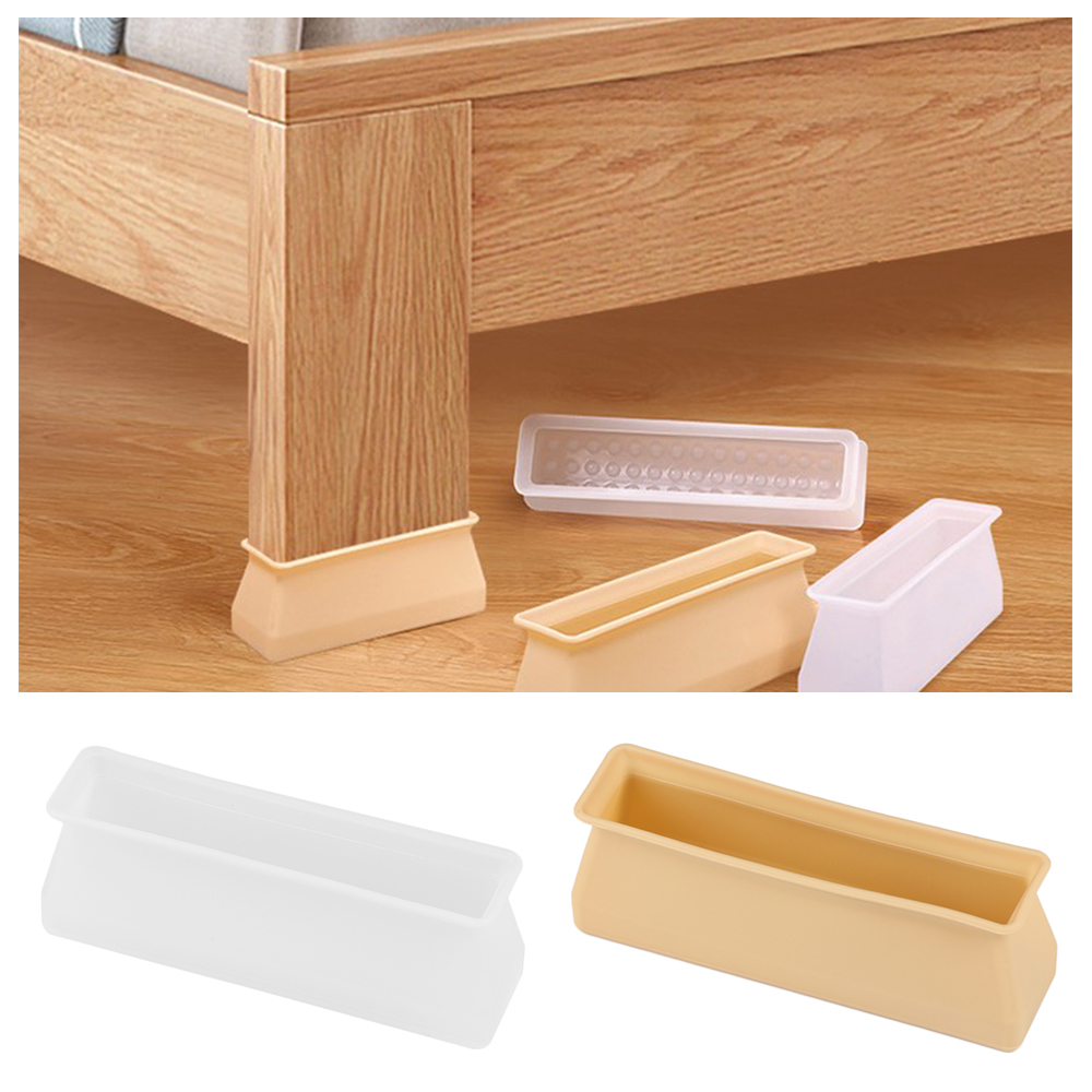 4PCS Silikon Rechteckige Füße  – Furniture Hardware Legs Bewertung und Preis