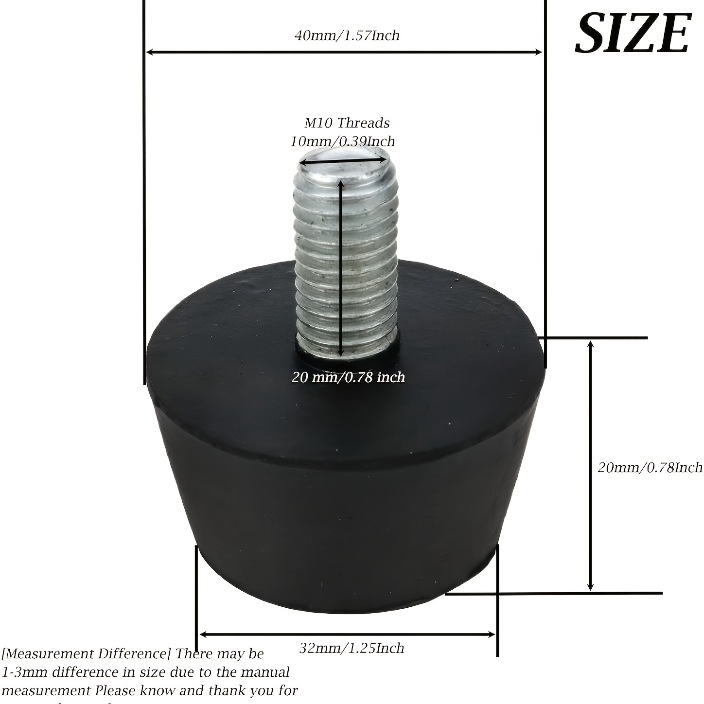 4 Stück verstellbare Gummifüße – Furniture Hardware Legs Bewertung und Preis