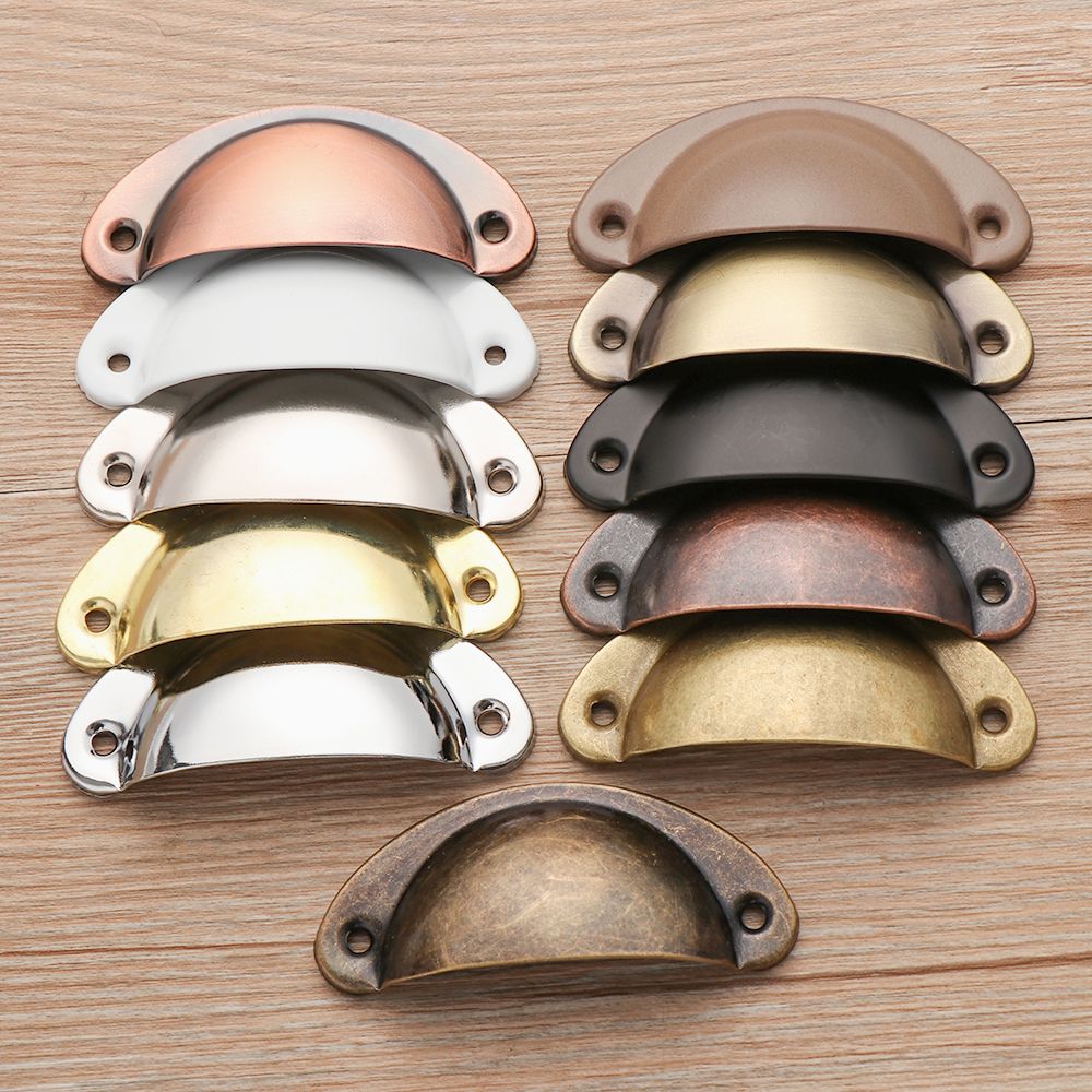 2PCS Antike Messing Shell Pull – Furniture And Kitchen Hardware Fitting Bewertung und Preis