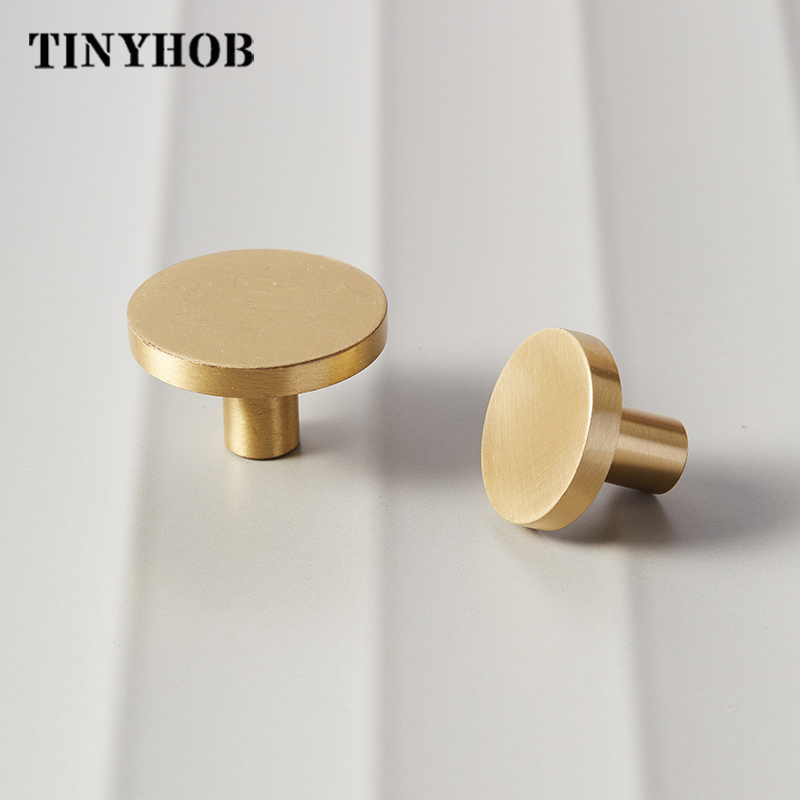 Runde Messing Kommode Knöpfe S – Drawer Pull Gold Bewertung und Preis